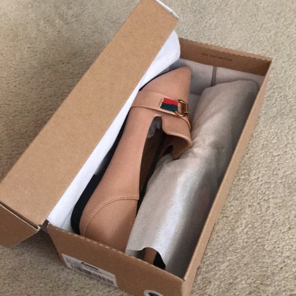 Modenpeak Women’s Ballet Flats Horsebit Pointy Toe. Color Apricot US 8 - Picture 4 of 4